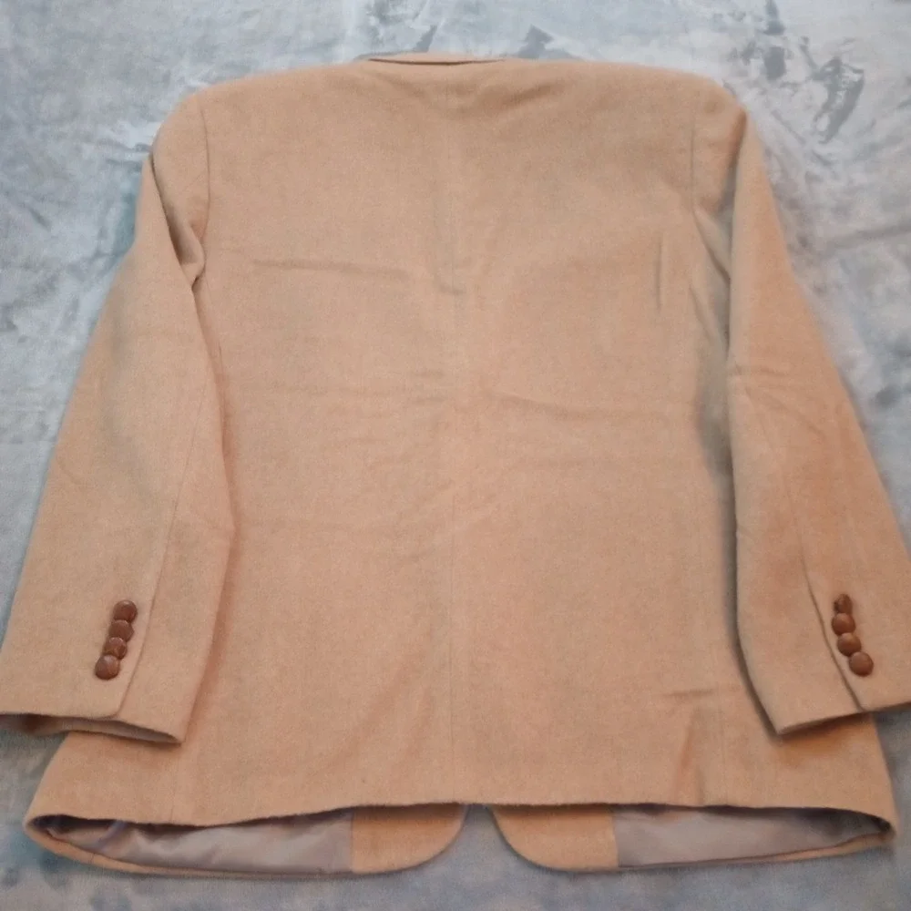 Tailors Row Deansgate Blazer Mens 42 Regular Tan Camel Hair‎ Wool Jacket Coat